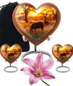 Zebra Small Urn For Human Ashes Funeral, Ashes Cremation Urn