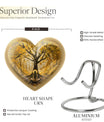 heart-shaped Tree of Life urn for human ashes