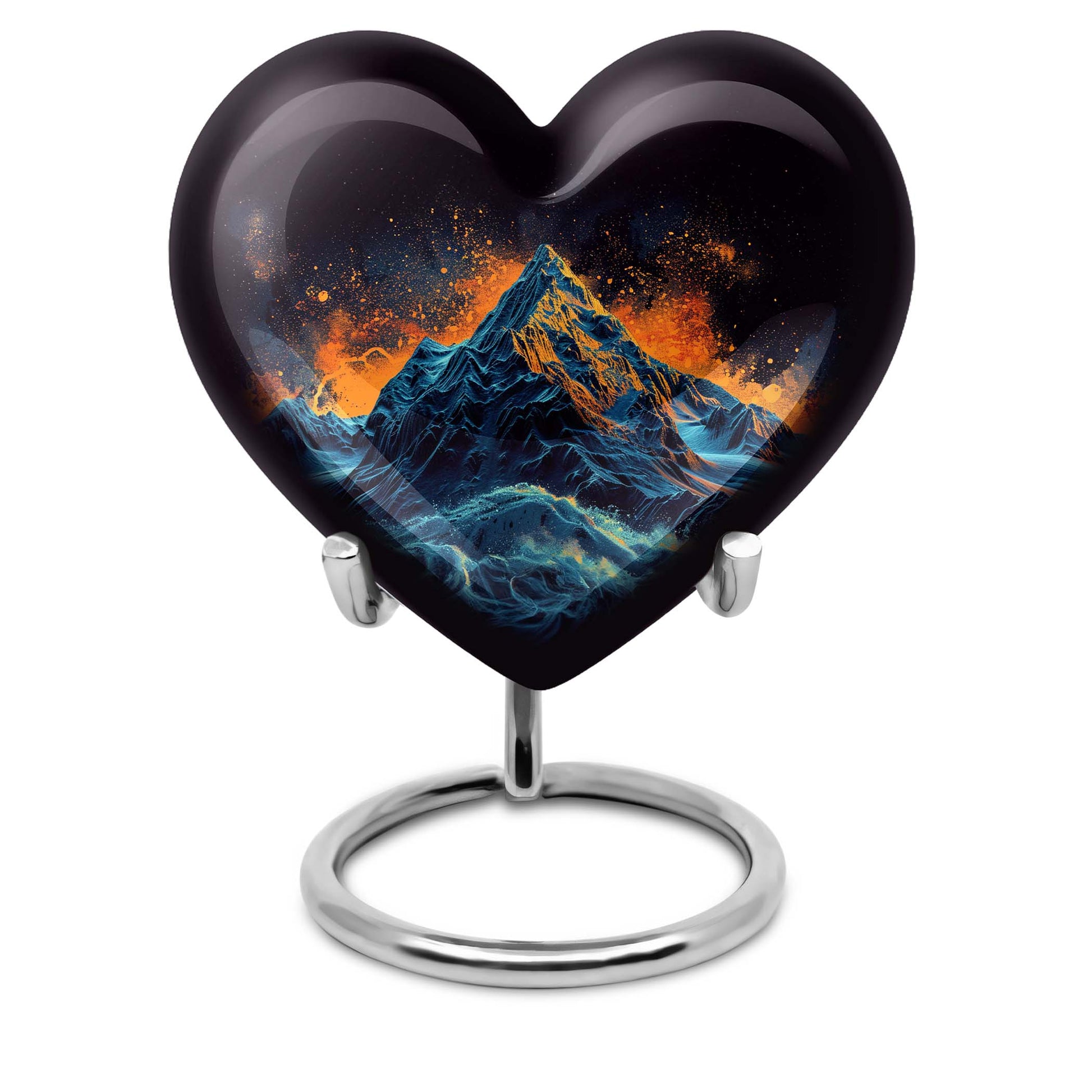 mountains heart Urn