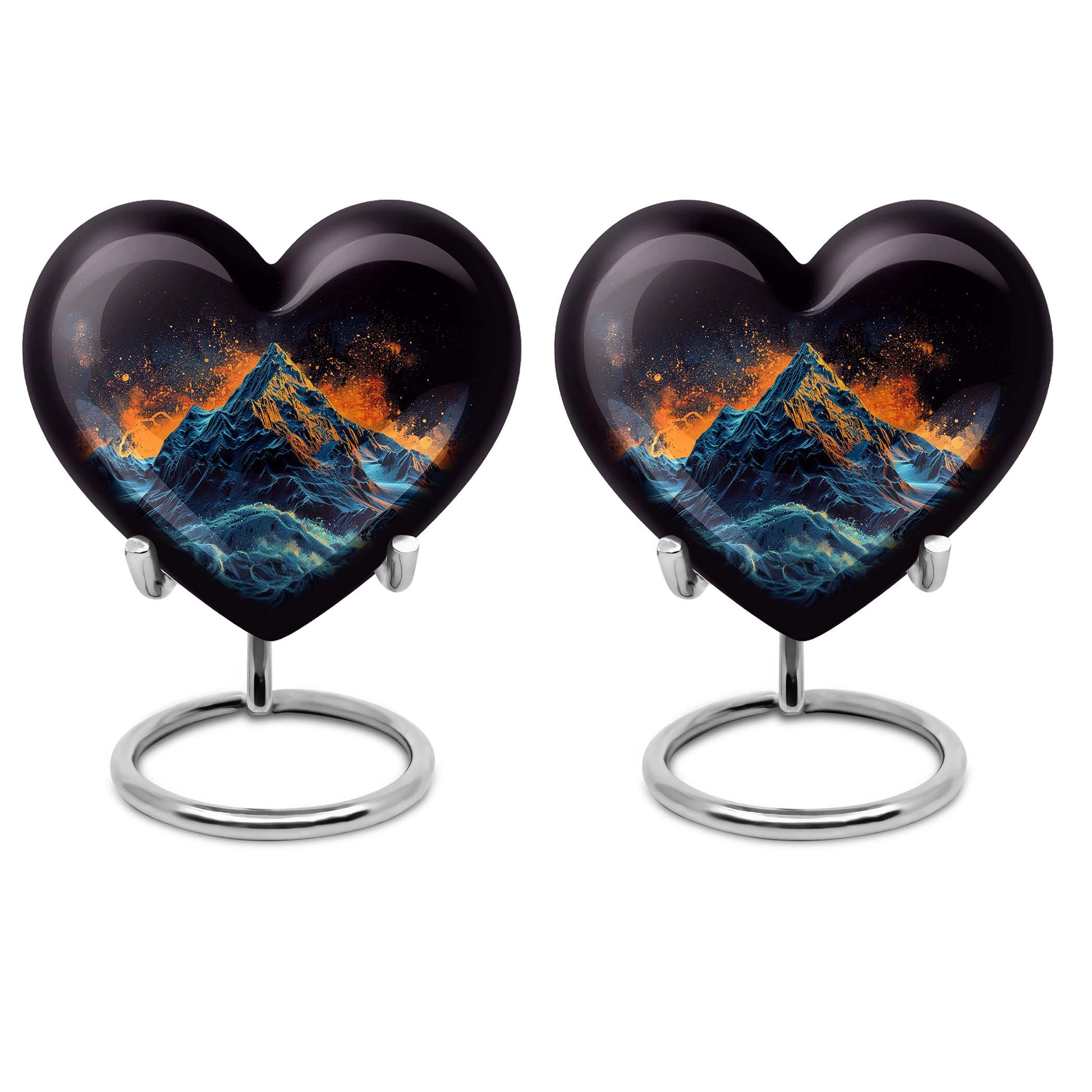 mountains heart Urn