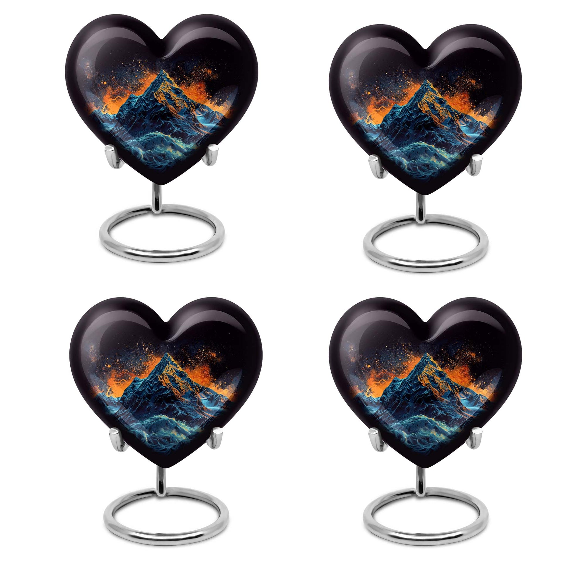 mountains heart Urn