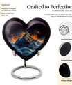 mountains heart Urn