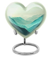 heart-shaped mountains urn