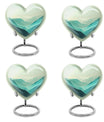 heart-shaped mountains urn