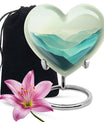 heart-shaped mountains urn