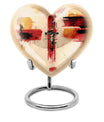 heart-shaped Jesus Urn for human ashes