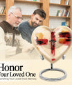 heart-shaped Jesus Urn for human ashes