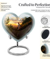 Heart-shaped Jesus Urn