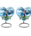 heart design golf urn for adult ashes