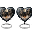  heart urn for large cremation ashes, customization 