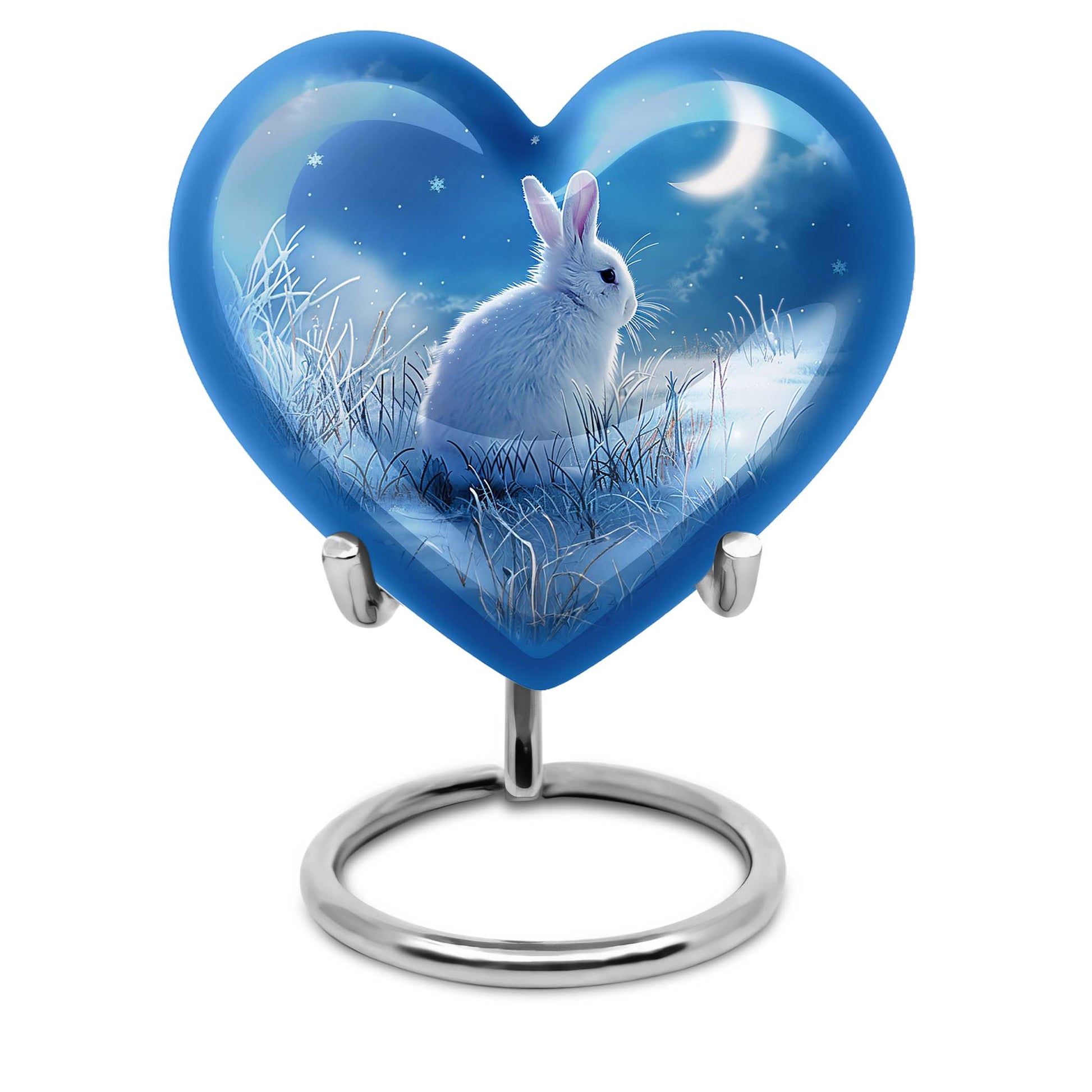 white bunny moon Urn