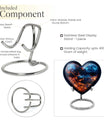 heart-shaped guitar urn for ashes