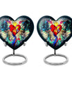 Stained Glass Ashes Keepsake Funeral, Ashes Cremation Urn