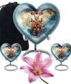Stained Glass Cremation Urns Funeral, Ashes Memorial Urn