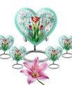 Stained Glass Cool Urns For Ashes Funeral, Ashes Urn For Ashes