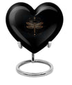 Heart designed Cosmic Dragonfly Urn