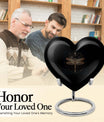 Heart designed Cosmic Dragonfly Urn