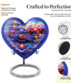 Cosmic Dragonfly Heart Urn