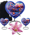 Cosmic Dragonfly Heart Urn