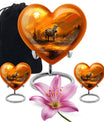 Zebra Urn For Ashes Adult Funeral, Ashes Cremation Urn