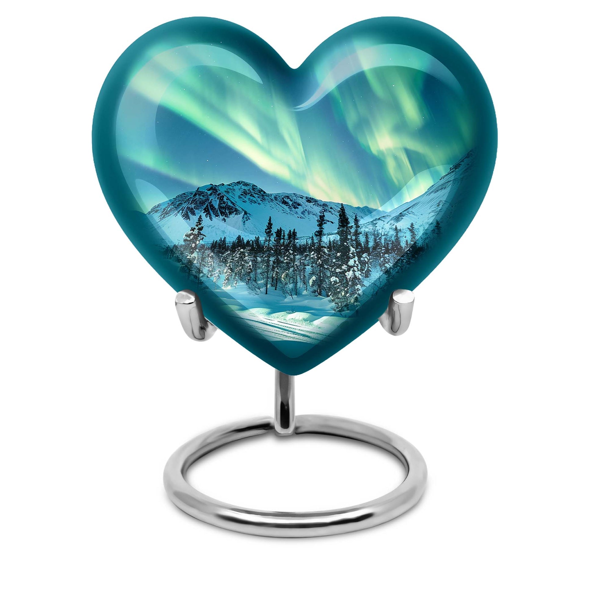 northern lights Urn for human ashes