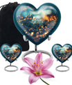 Heart-shaped DRAGONFLY Urn