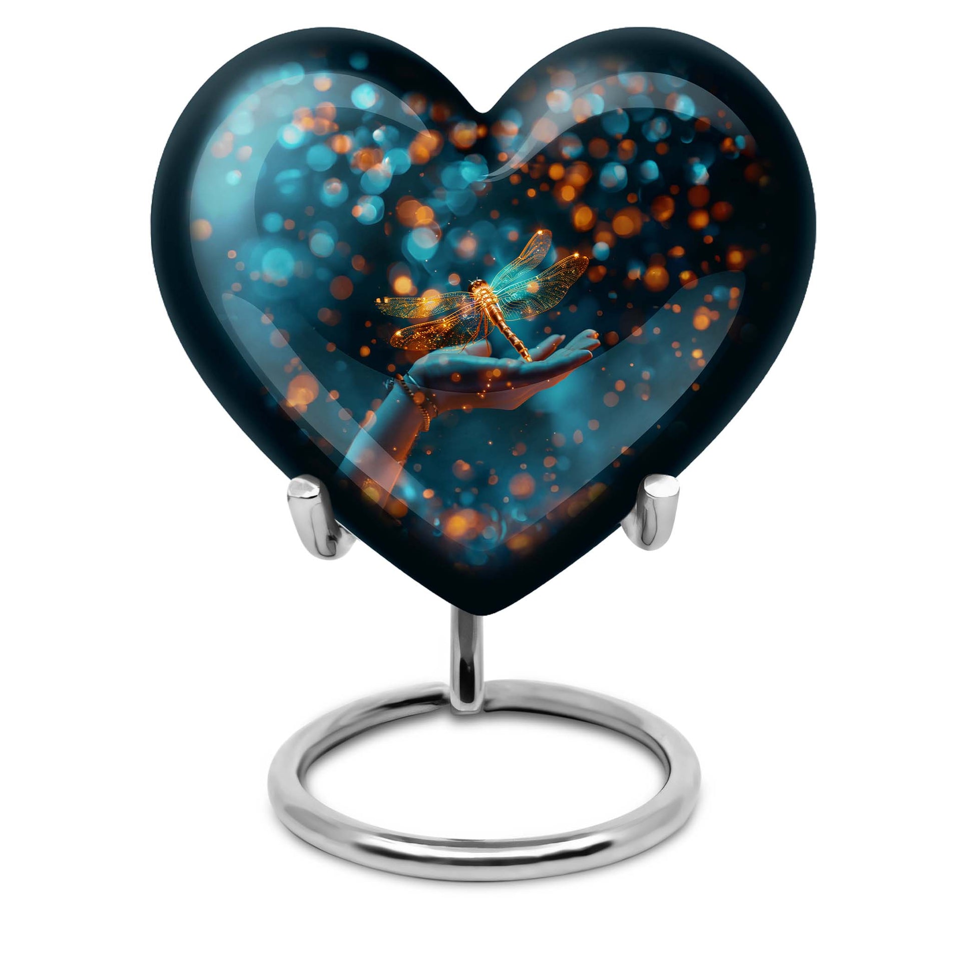 Heart Dragonfly Urn