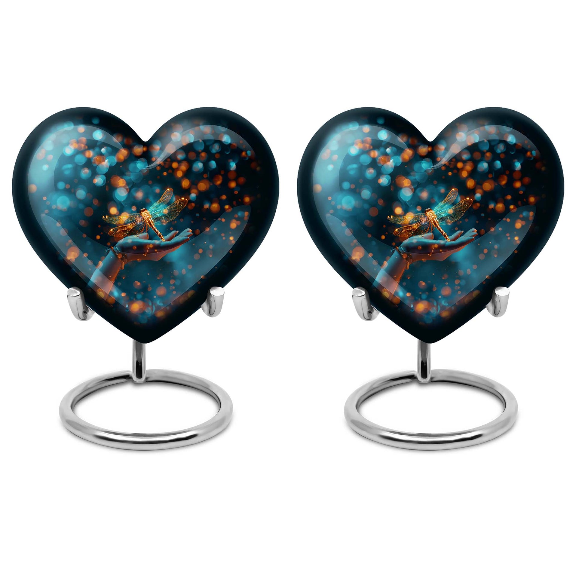 Heart Dragonfly Urn