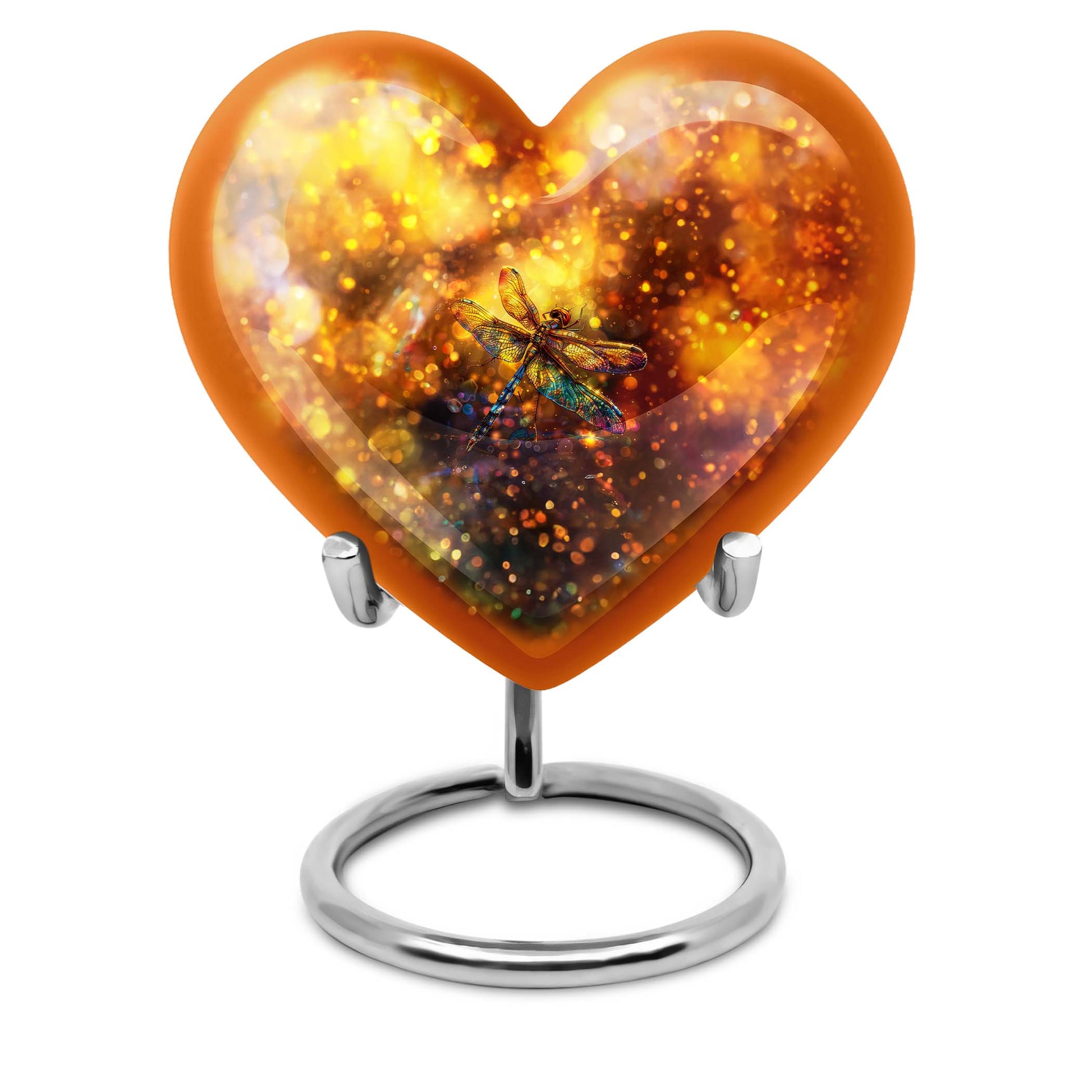 Heart Dragonfly Urn