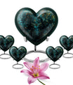 DRAGONFLY urn, heart-shaped