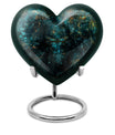 DRAGONFLY urn, heart-shaped