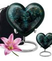 DRAGONFLY urn, heart-shaped