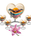 MOUNTAINS Heart Urn