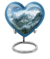  MOUNTAINS Heart Urn 