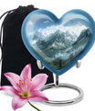  MOUNTAINS Heart Urn 