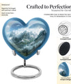  MOUNTAINS Heart Urn 