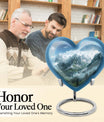  MOUNTAINS Heart Urn 