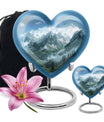  MOUNTAINS Heart Urn 