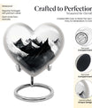 MOUNTAINS Heart Designed Medium Memorial Urn