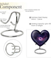 heart-shaped Galaxy urn