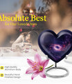 heart-shaped Galaxy urn