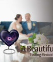 heart-shaped Galaxy urn