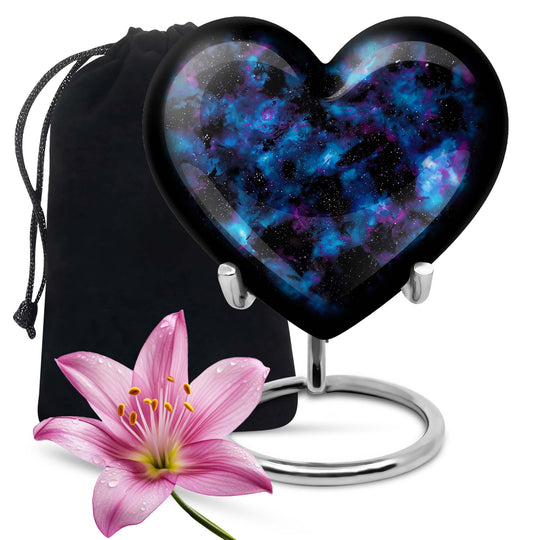 heart-shaped galaxy Urn