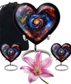Galaxy Theme Large Urn With 2 Keepsake Urn