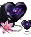 Galaxy Theme Large Urn With 1 Keepsake Urn