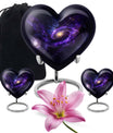 Galaxy Theme Large Urn With 2 Keepsake Urn