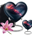Galaxy Theme Large Urn With 1 Keepsake Urn