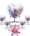 Heart-shaped Butterfly Urn