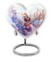 Heart-shaped Butterfly Urn