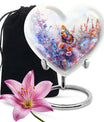 Heart-shaped Butterfly Urn